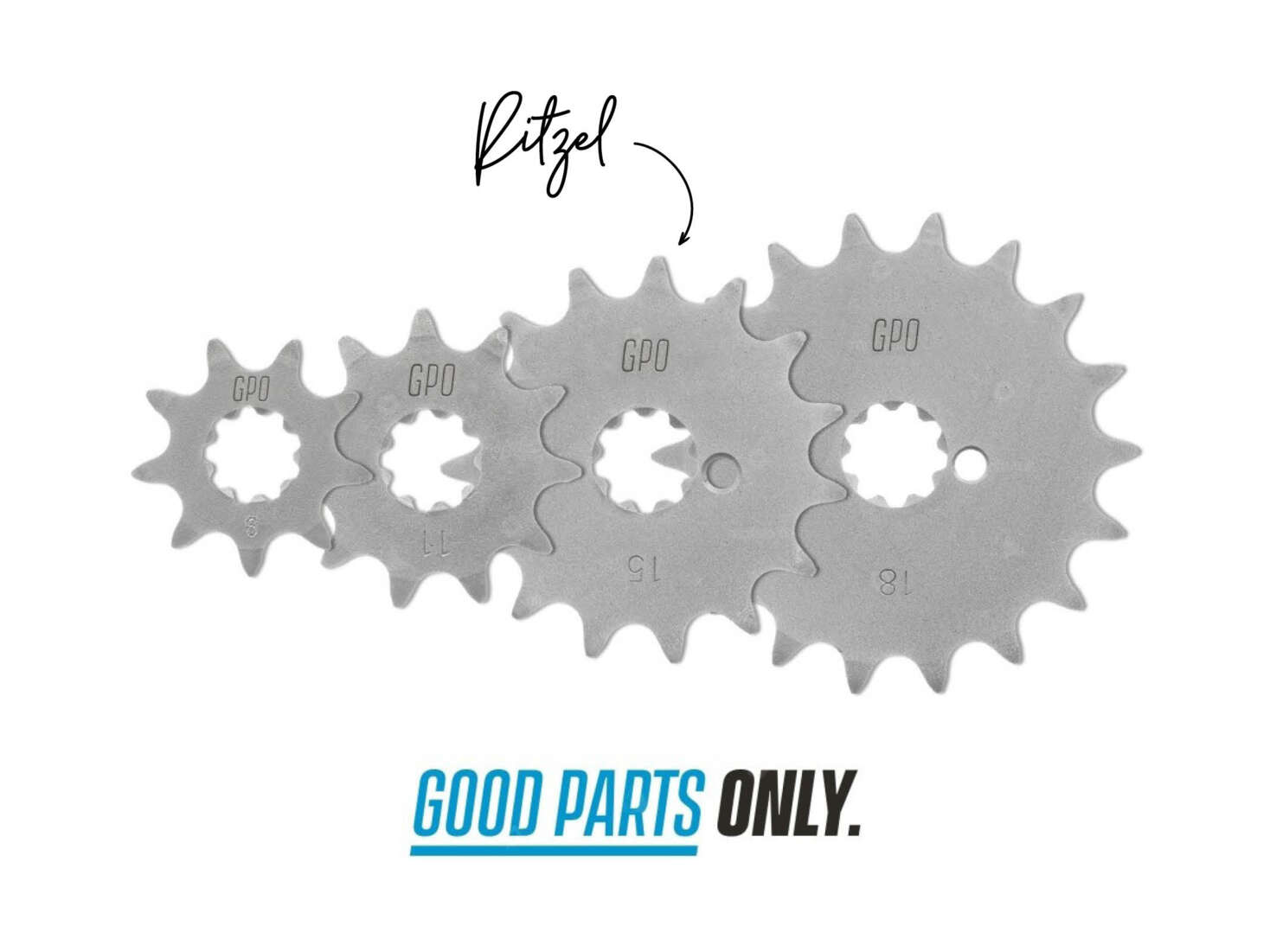 GPO Ritzel (9 - 21 Zähne) breit | Puch Standard GPO Ritzel (9 - 21 Zähne) breit | Puch Standard