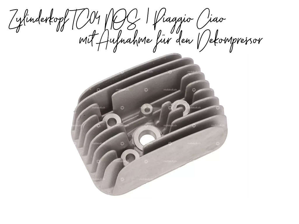 Zylinderkopf TC04 NOS, Piaggio Ciao Zylinderkopf TC04 NOS, Piaggio Ciao