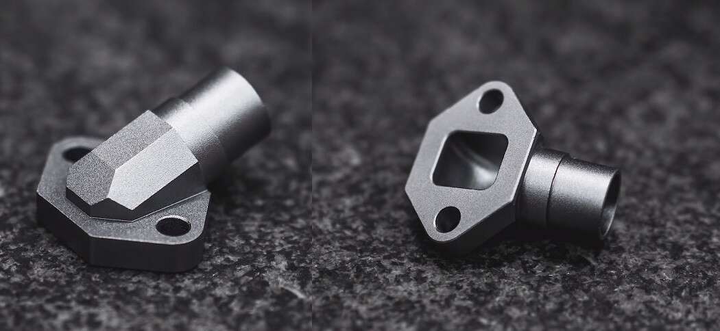 Ansaugstutzen mit grösserem Querschnitt Ansaugstutzen mit grösserem Querschnitt