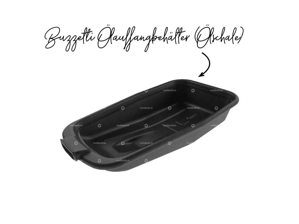 Buzzetti Ölauffangbehälter (Ölschale), schwarz Buzzetti Ölauffangbehälter (Ölschale), schwarz