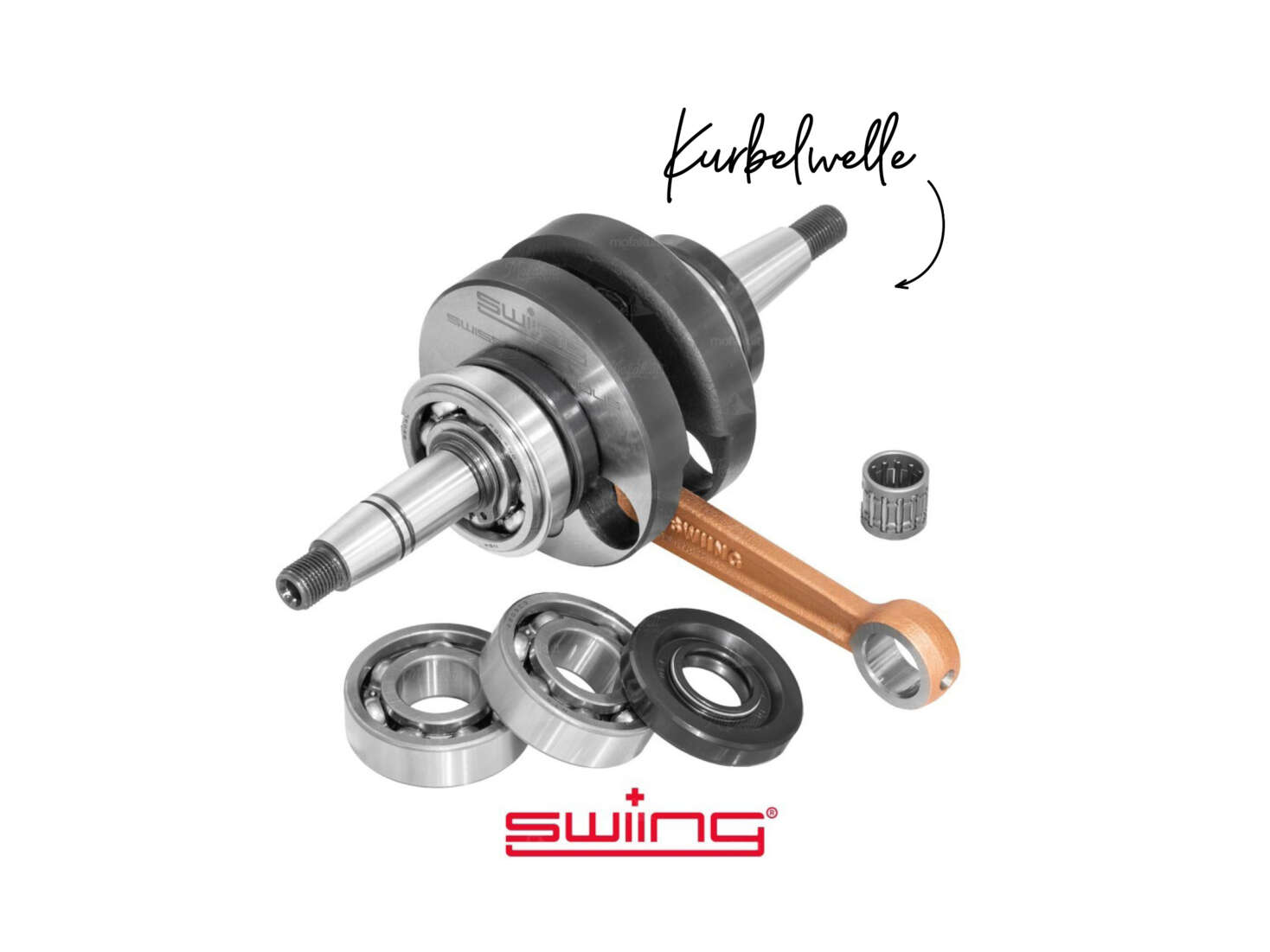 swiing® revival Kurbelwelle Standard mit aufgezogenen Lagern | Puch Maxi E50 (Version 2.0) swiing® revival Kurbelwelle Standard mit aufgezogenen Lagern | Puch Maxi E50 (Version 2.0)