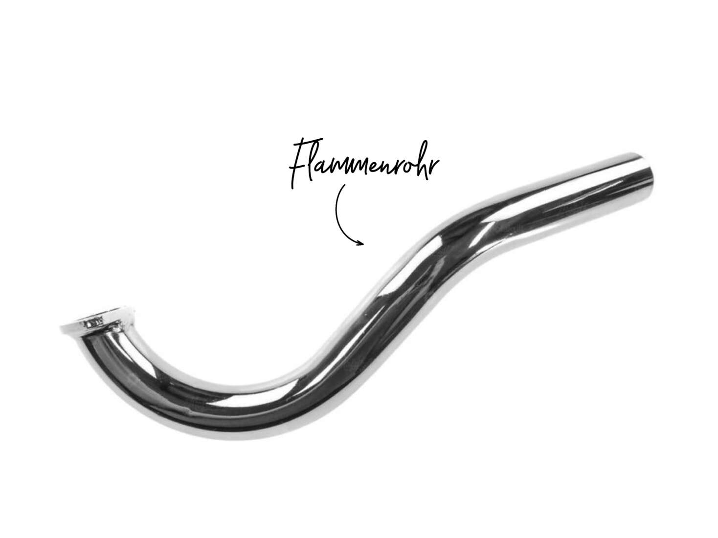 28 mm Flammenrohr Chrom | Puch Maxi S, N 28 mm Flammenrohr Chrom | Puch Maxi S, N