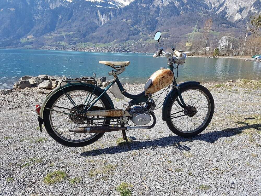Rostentfernung am Töffli Rostentfernung am Töffli