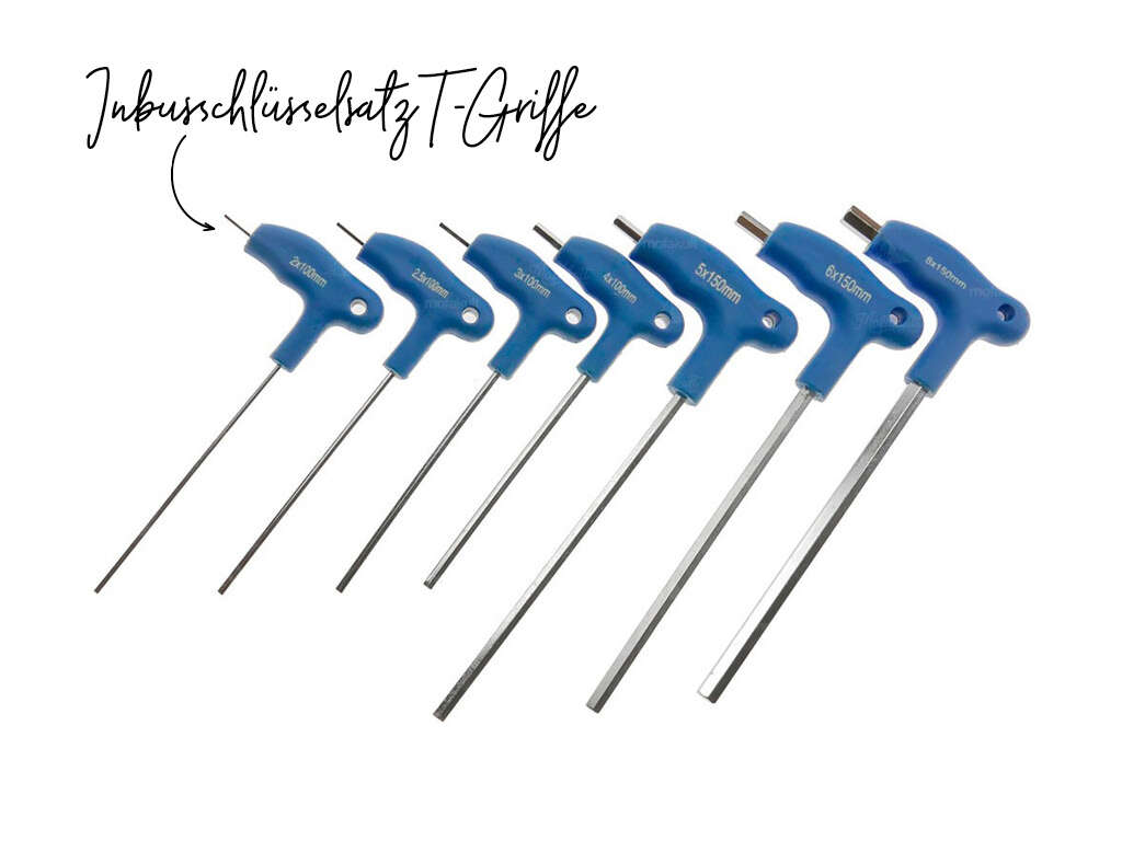 Inbusschlüsselsatz T-Griffe  Inbusschlüsselsatz T-Griffe