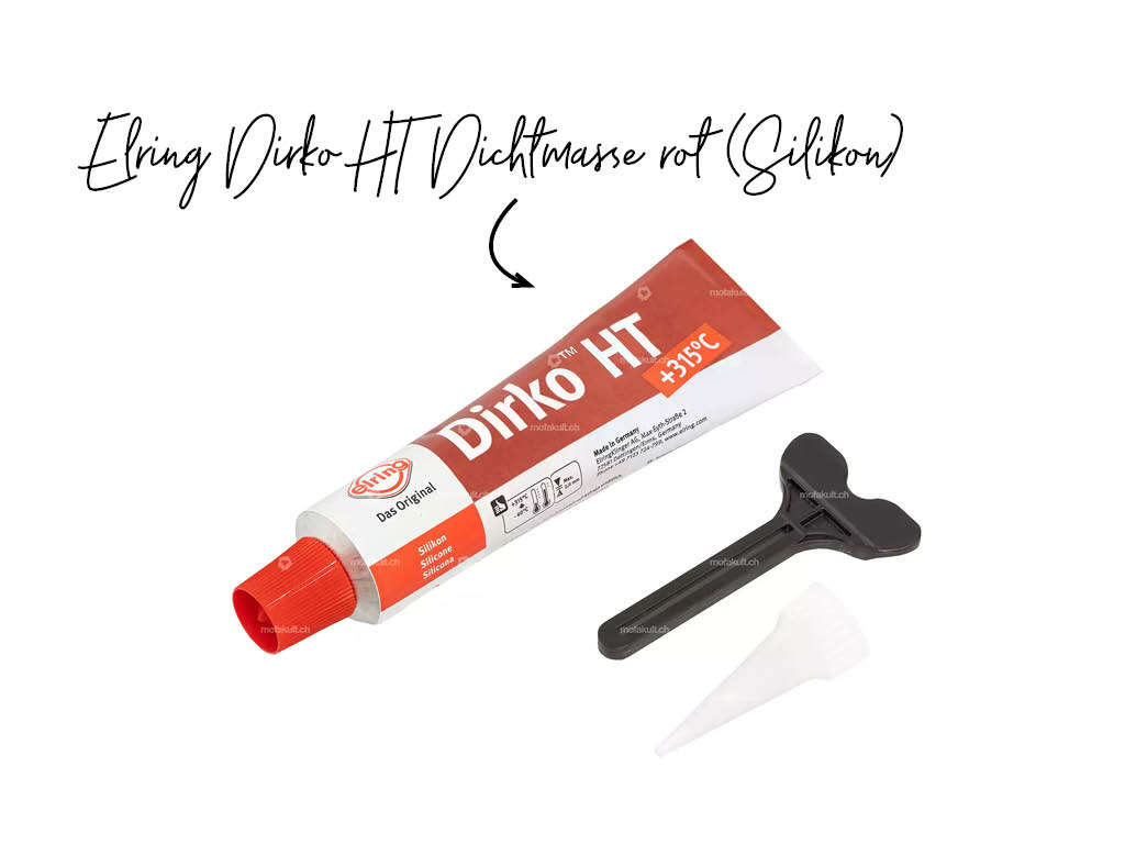 Elring Dirko HT Dichtmasse rot (Silikon) Hochtemperatur 70 ml dauerelastisch bis 315°C Elring Dirko HT Dichtmasse rot (Silikon) Hochtemperatur 70 ml dauerelastisch bis 315°C
