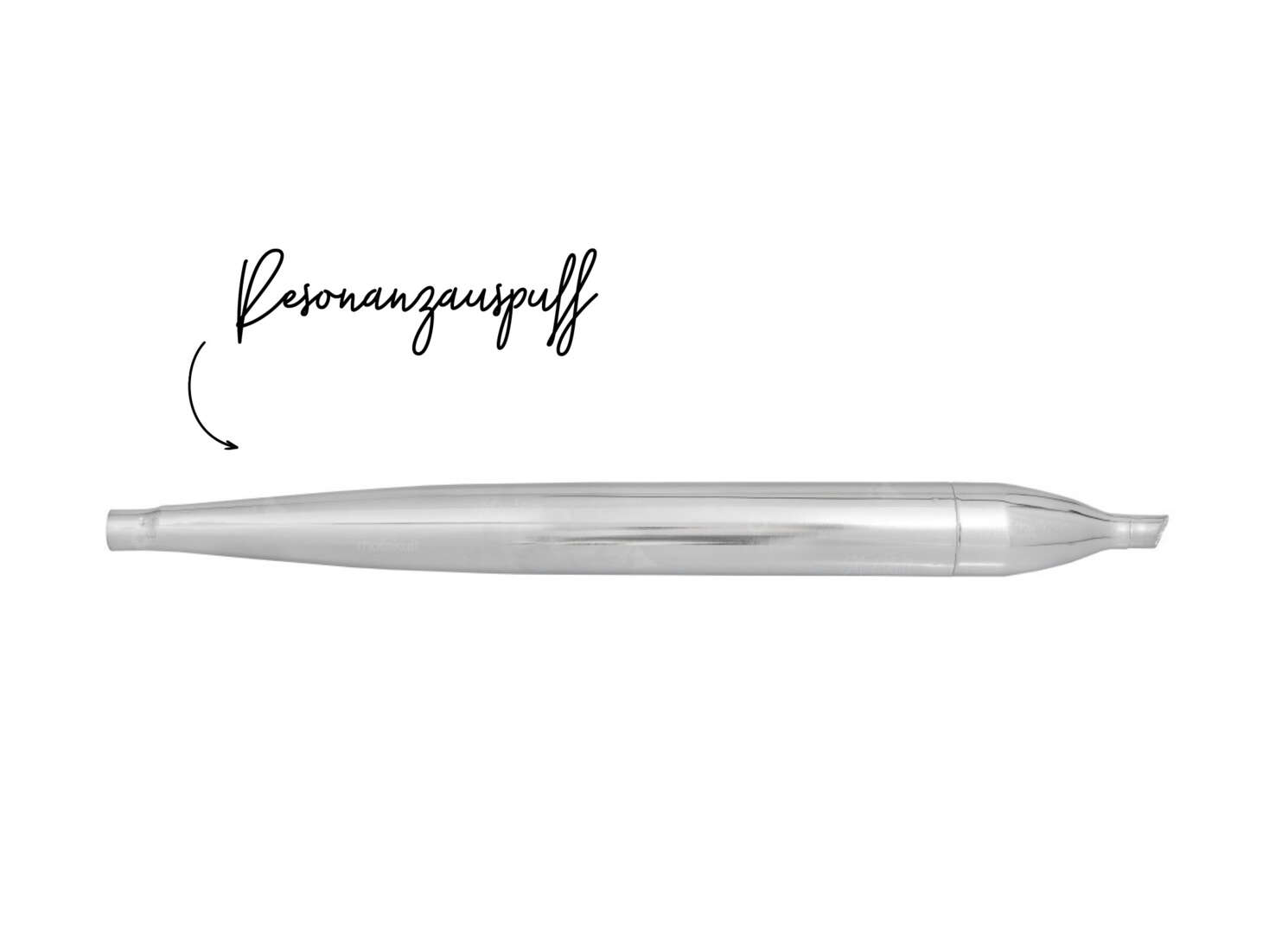 swiing Flöte Ø 28 / 70 mm Chrom (Resonanzauspuff) swiing Flöte Ø 28 / 70 mm Chrom (Resonanzauspuff)