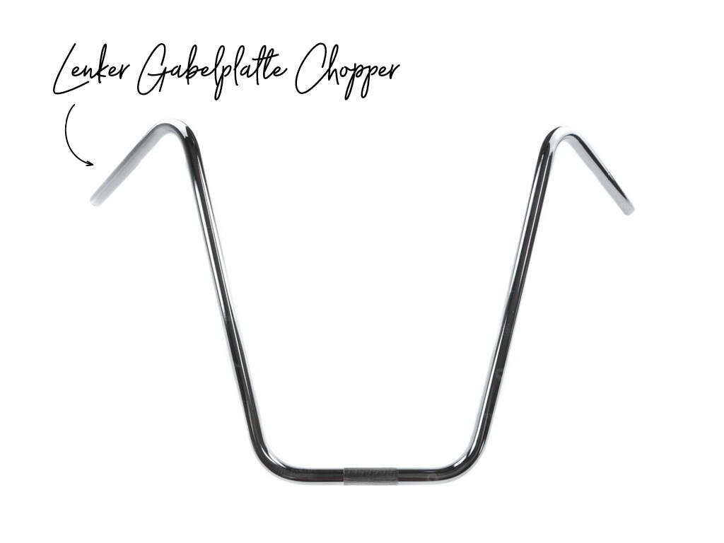 Lenker Gabelplatte 50 cm Chopper Chrom Lenker Gabelplatte 50 cm Chopper Chrom