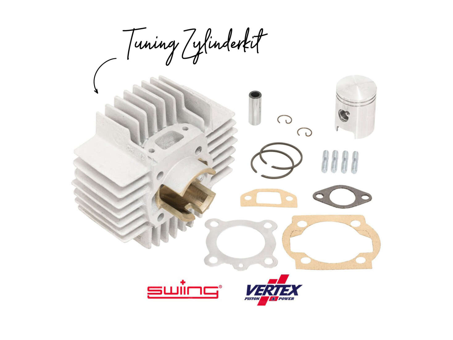 swiing 38mm (50ccm) Tuning-Zylinder Puch (Vertex-Edition) CH12 getarnt swiing 38mm (50ccm) Tuning-Zylinder Puch (Vertex-Edition) CH12 getarnt