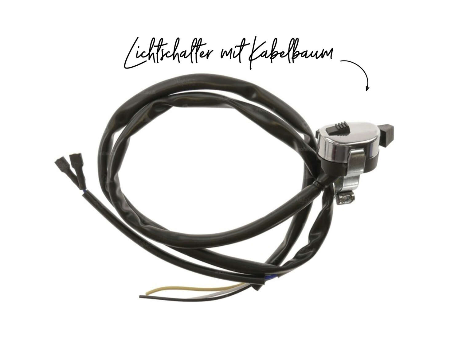 GPO Lichtschalter mit Kabelbaum (Basis Ausf.) Chrom GPO Lichtschalter mit Kabelbaum (Basis Ausf.) Chrom