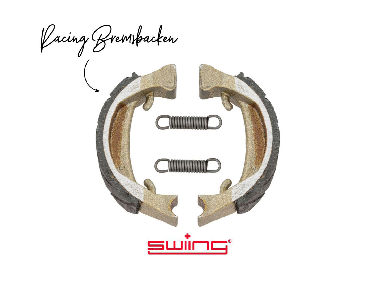 swiing® ingenious Bremsbacken Ø 80x18 Racing geschlitzt swiing® ingenious Bremsbacken Ø 80x18 Racing geschlitzt