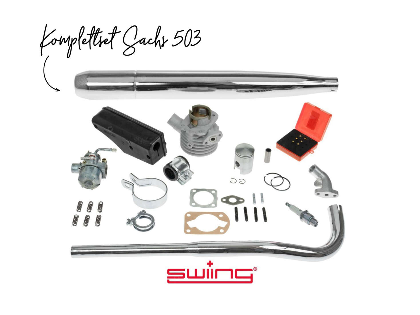 swiing Tuningset 40 mm | Sachs 503 (gebläsegekühlt) swiing Tuningset 40 mm | Sachs 503 (gebläsegekühlt)
