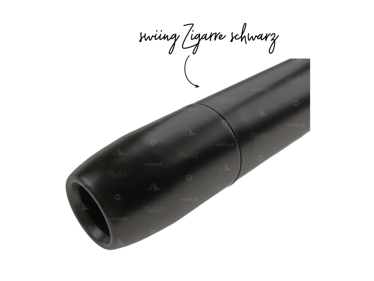 swiing Zigarre Ø 28 / 70 mm schwarz (Resonanzauspuff) swiing Zigarre Ø 28 / 70 mm schwarz (Resonanzauspuff)