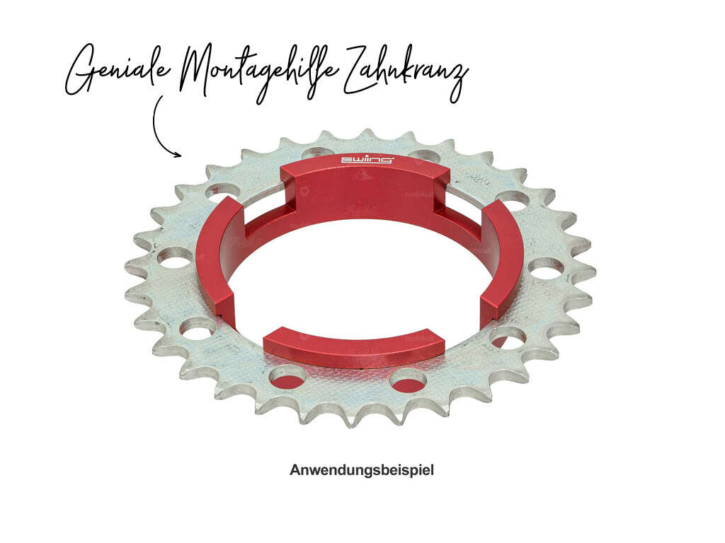 swiing Montagehilfe Zahnkranz Rücktritt swiing Montagehilfe Zahnkranz Rücktritt