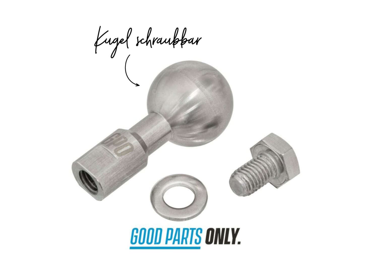 GPO Kugel für Anhängerkupplung (schraubbar) Inox GPO Kugel für Anhängerkupplung (schraubbar) Inox