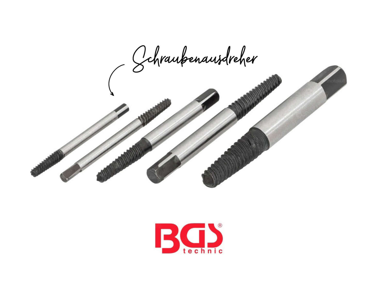 BGS Schraubenausdreher Set 5-teilig BGS Schraubenausdreher Set 5-teilig