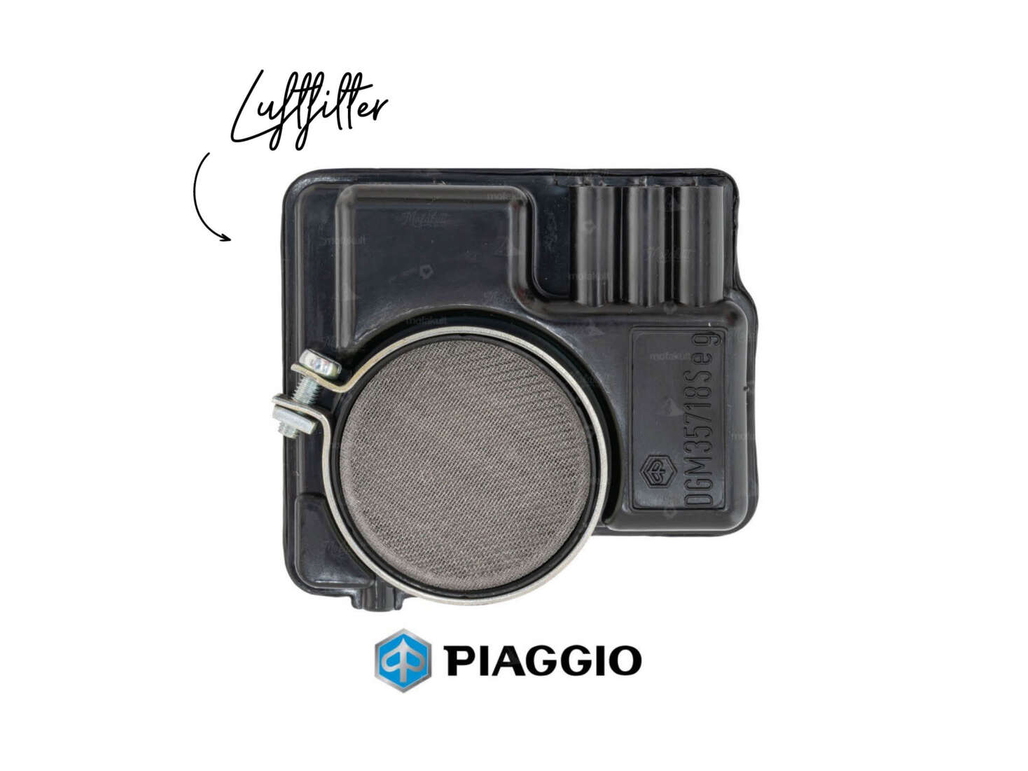Luftfilter komplett 2 PS (DGM) original | Piaggio Ciao, SI, Bravo, Boxer Luftfilter komplett 2 PS (DGM) original | Piaggio Ciao, SI, Bravo, Boxer