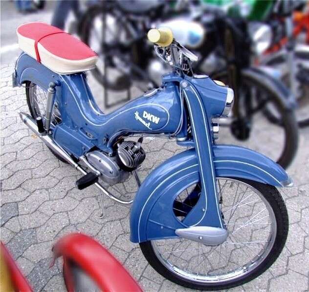 DKW Hummel aus der Zweirad Union-Produktion DKW Hummel aus der Zweirad Union-Produktion