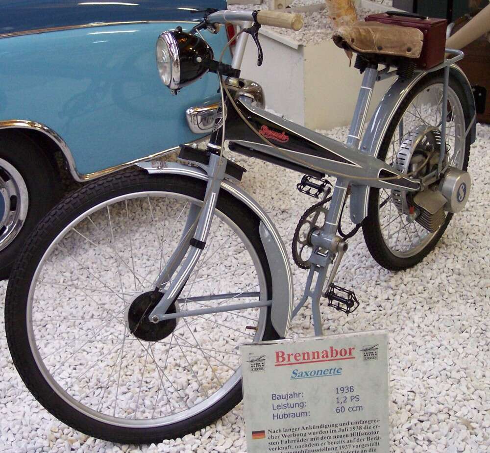 Brennabor Saxonette 1938 - historischer Vorläufer für die Hercules Sachs 503 Brennabor Saxonette 1938 - historischer Vorläufer für die Hercules Sachs 503