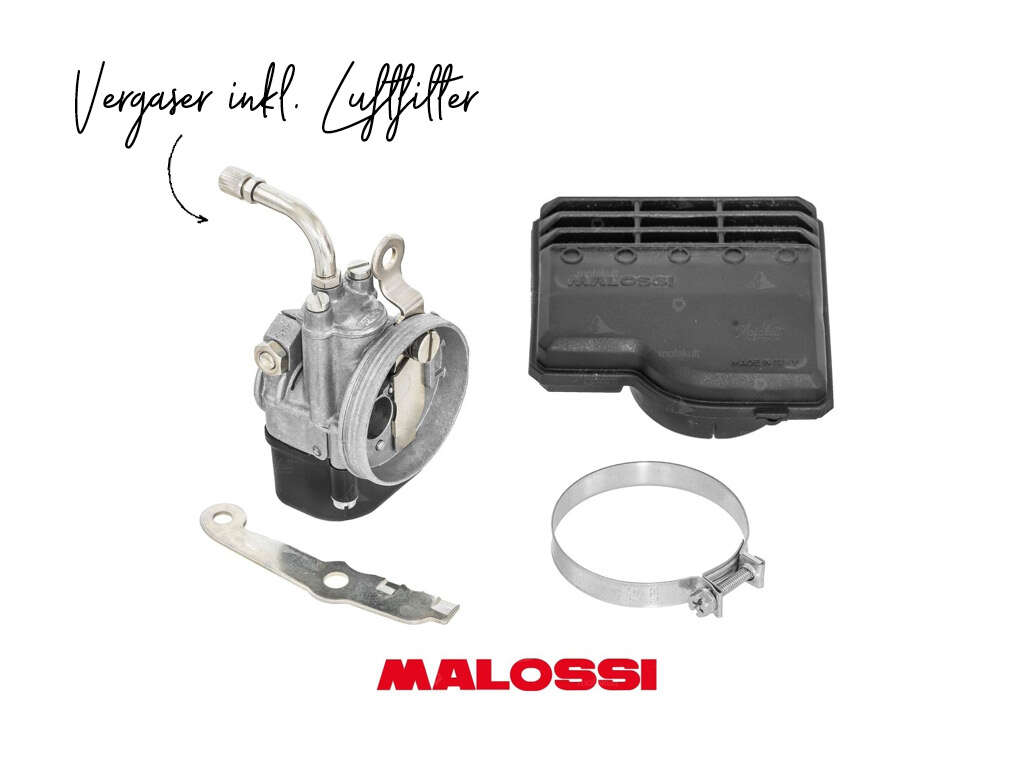 Set Dell'Orto 13/13 SHA Vergaser & Malossi Luftfilter | Piaggio Bravo 2, Bravo 3 Set Dell'Orto 13/13 SHA Vergaser & Malossi Luftfilter | Piaggio Bravo 2, Bravo 3
