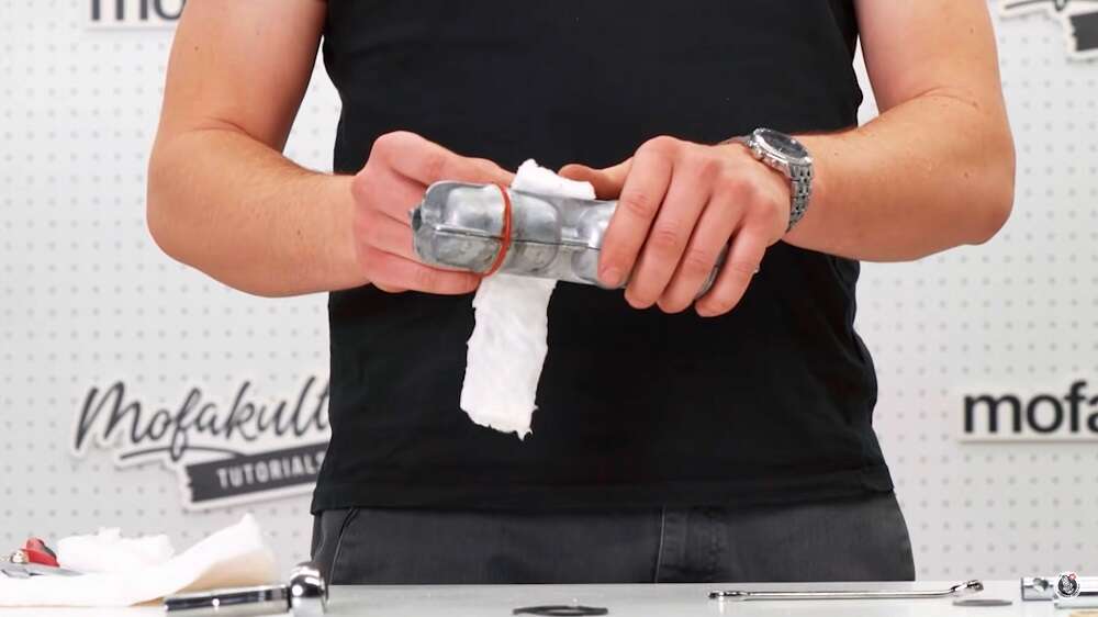 Auspuffdämmwolle einbauen Auspuffdämmwolle einbauen