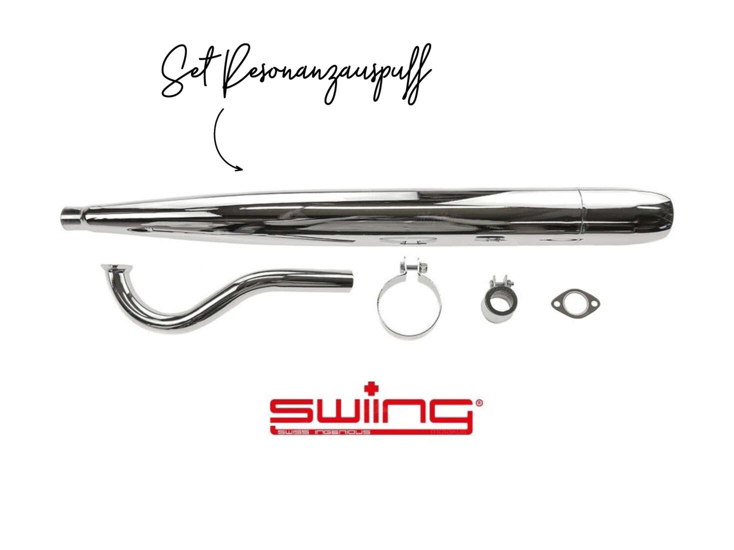 Set Auspuff Resonanz Ø 28 / 70 mm Puch Maxi / Puch X30 Sport Set Auspuff Resonanz Ø 28 / 70 mm Puch Maxi / Puch X30 Sport