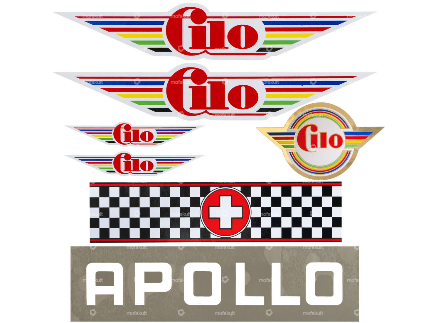 swiing® revival Aufkleber-Set | Cilo Apollo (Jg. 1969 - 71) Carousel Image 1