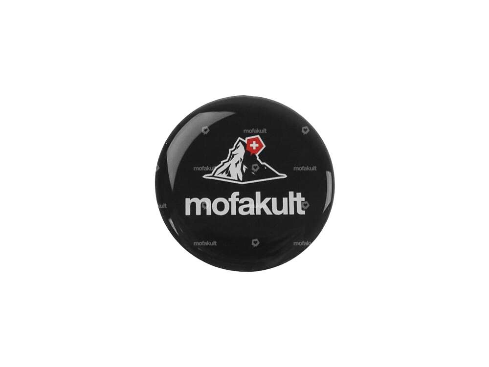 Sticker mofakult black 3D silicone Ø 34 mm Carousel Image 1