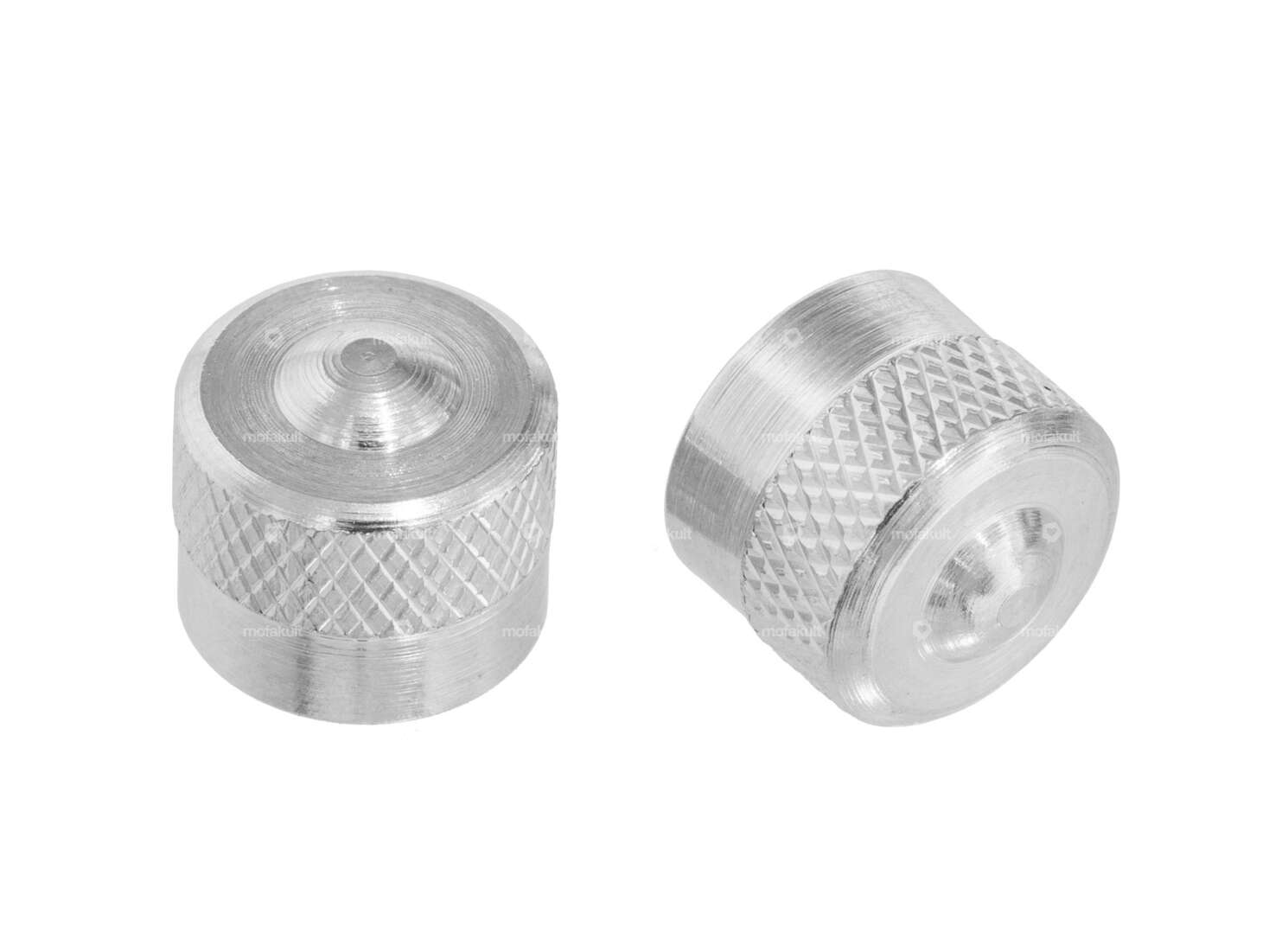 Ventilkappen kurz randriert Carousel Image 1