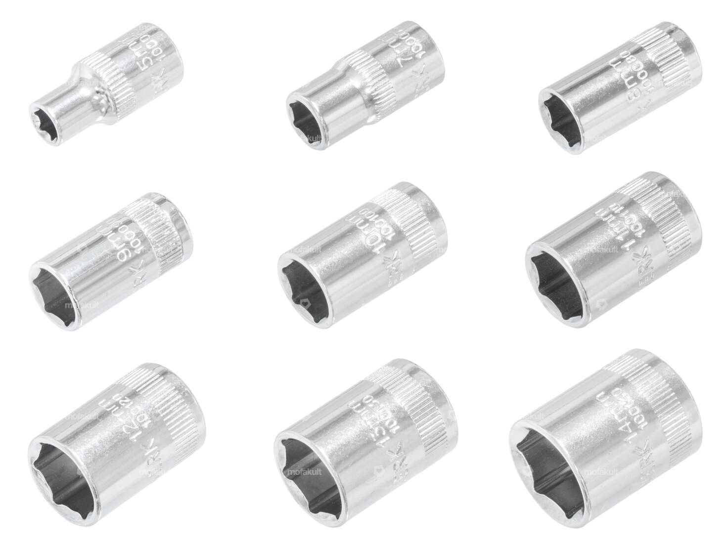 Kraftwerk 1/4" Stecknuss 4.5 - 14 mm Carousel Image 1