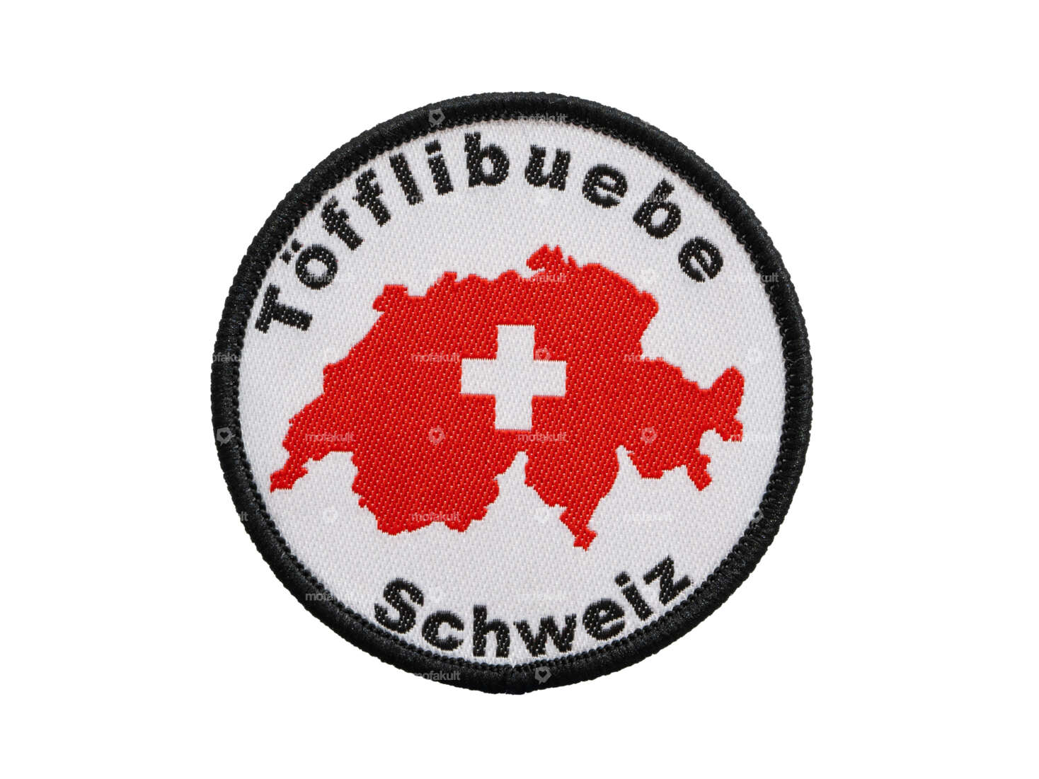 Gang Patch «Töfflibuebe Schweiz» Ø 60 mm Carousel Image 1
