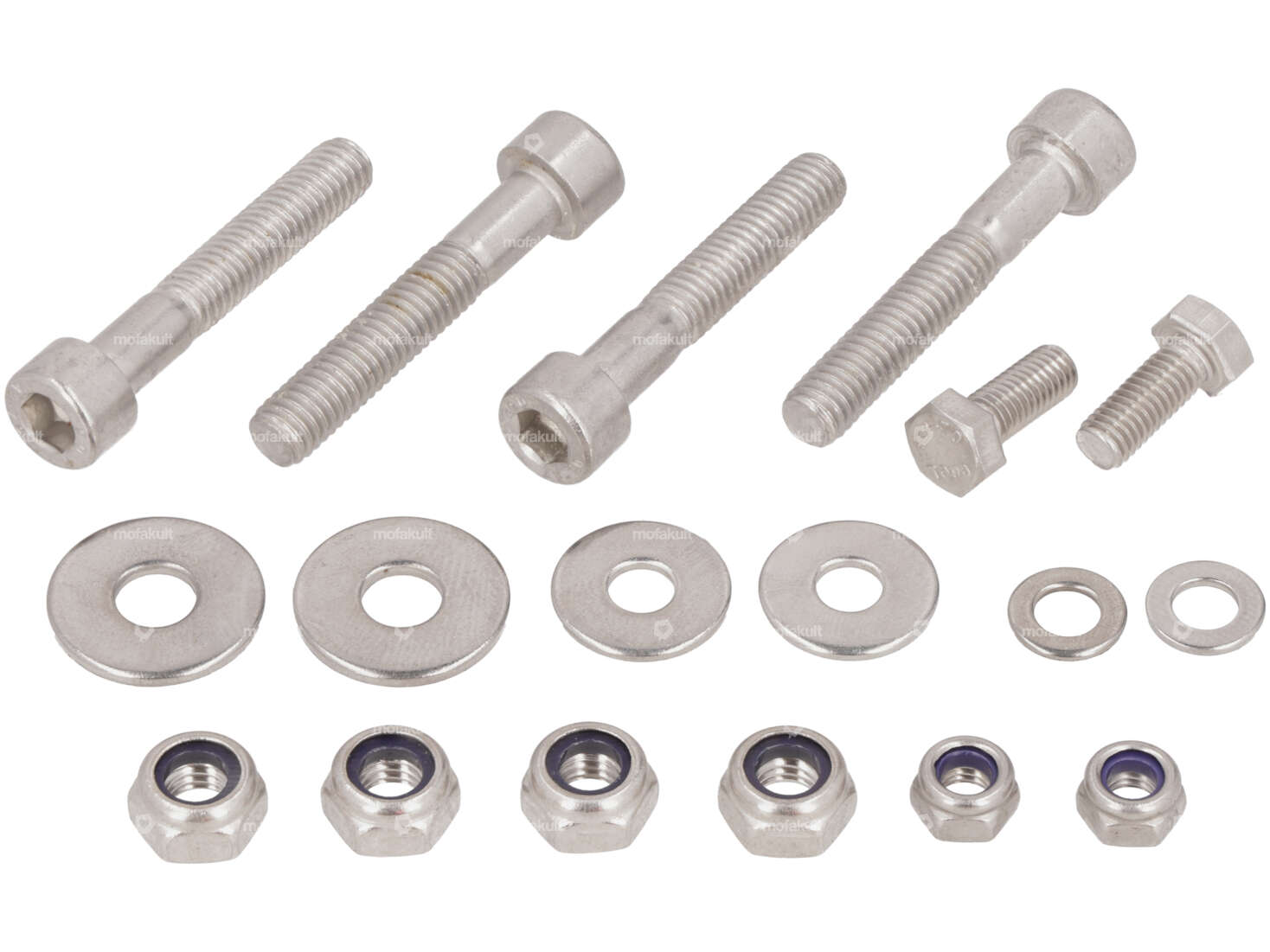 swiing® revival Schrauben-Set Schutzblech vorne Inox | Pony Cross 521 Carousel Image 1