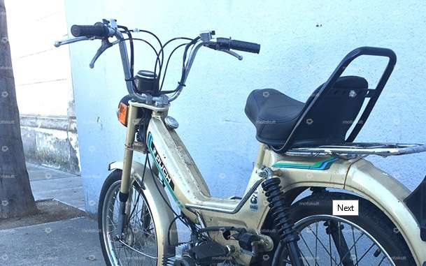 Sattel Chopper «PUCH» Schriftzug schwarz Carousel Image 5