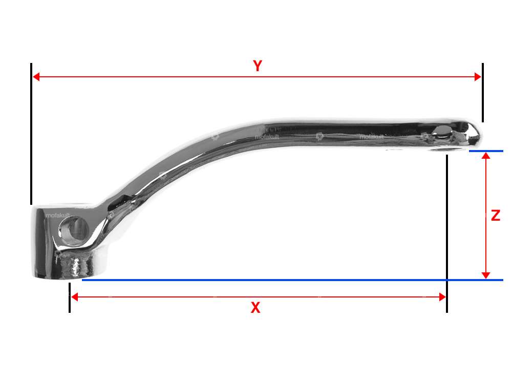 Tretkurbeln Vintage roh (Paar) | Puch Carousel Image 3