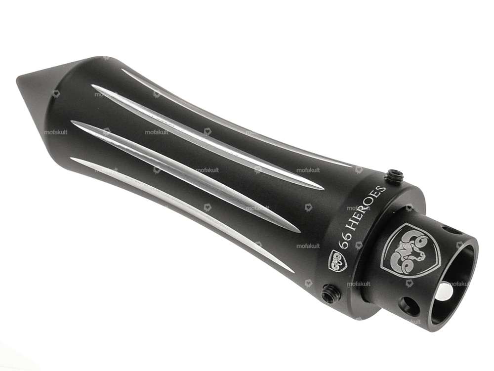 66HEROES Zwischenstück Griffe Custom CNC Alu (27 mm auf 22 mm) Carousel Image 2