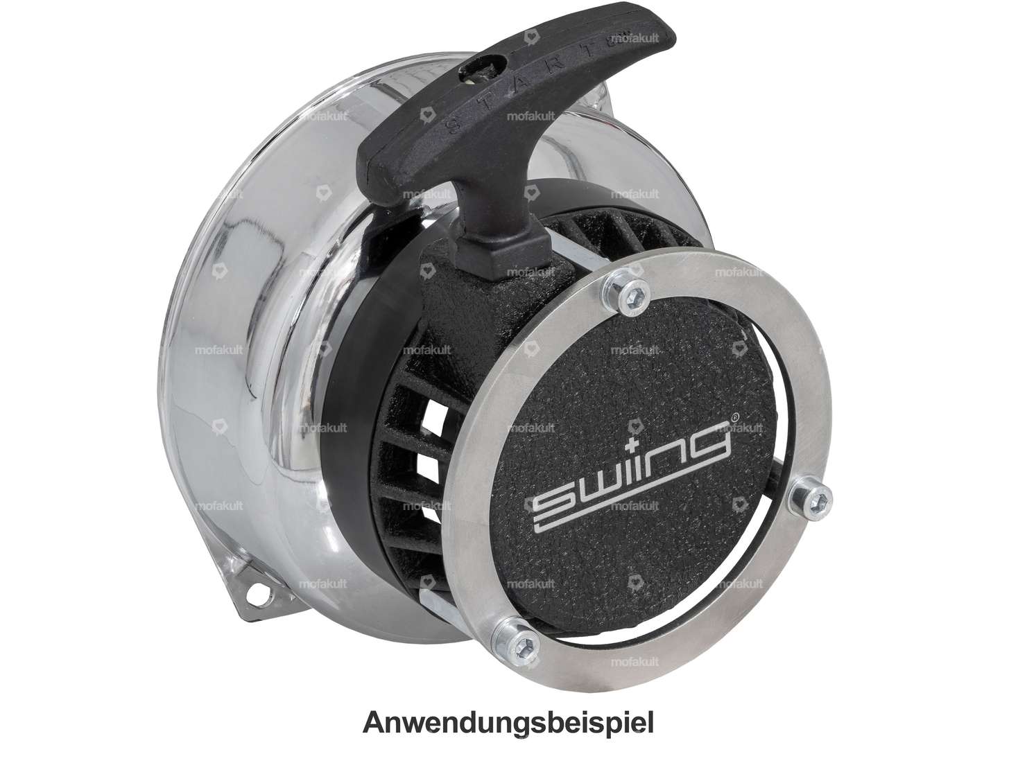 swiing® ingenious Sturzbügel Seilzugstarter Inox | Puch E50 Carousel Image 2