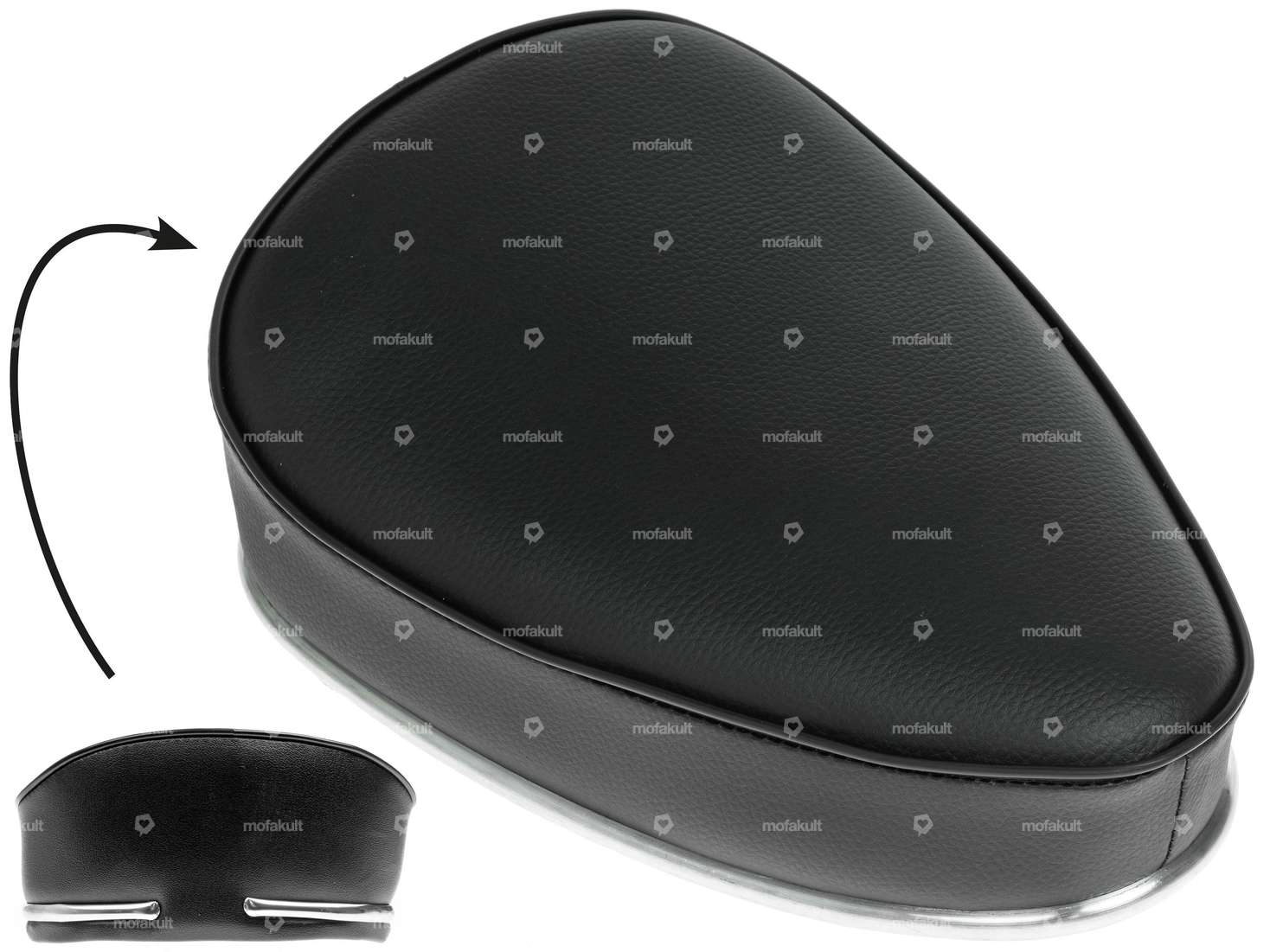 Sitzbänkli Denfeld Imitation schwarz Carousel Image 1