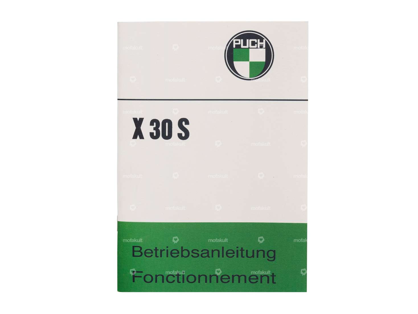 Operating instructions | Puch X30S Velux Sport version Carousel Image 1