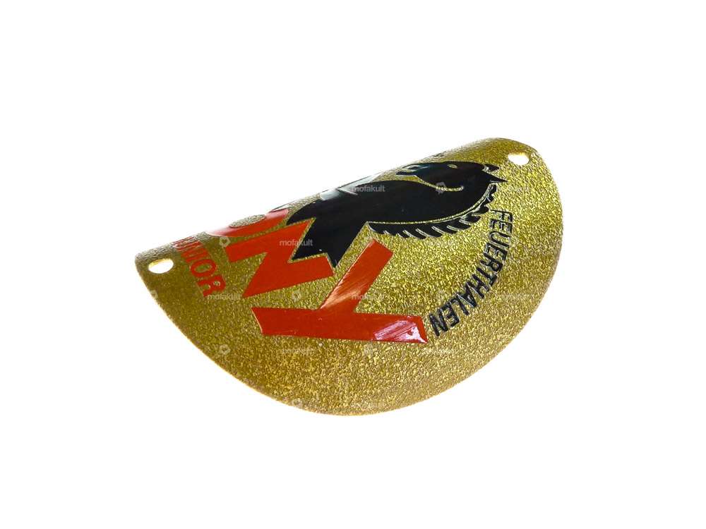 «Pony» Markenschild am Steuerrohr (gebogen) Carousel Image 2