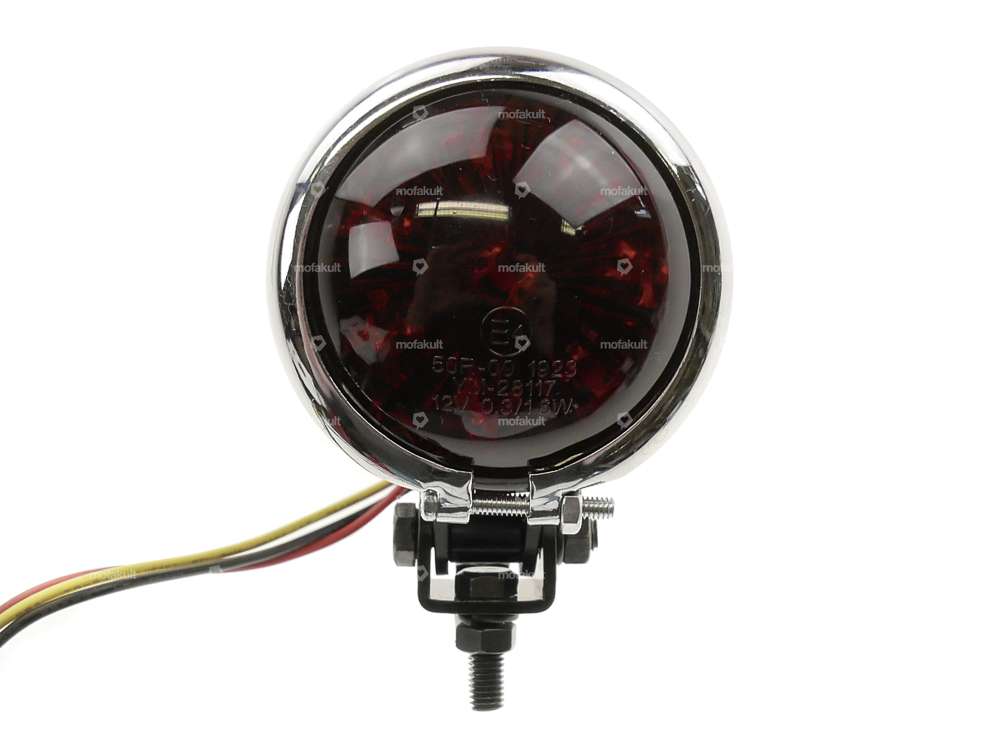 66HEROES Rücklicht «Minnesota» rote Linse schwarz/Chrom Carousel Image 3