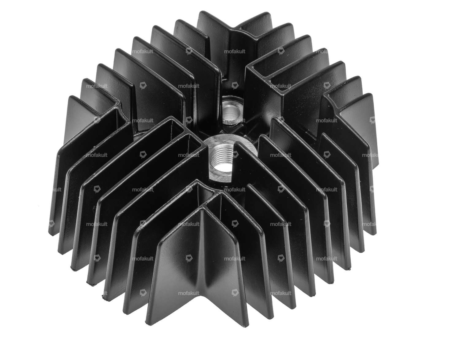 GPO 45 mm Zylinderkopf Tuning schwarz | Puch Maxi S, N, X30 NS, NL, N-2AH Carousel Image 1