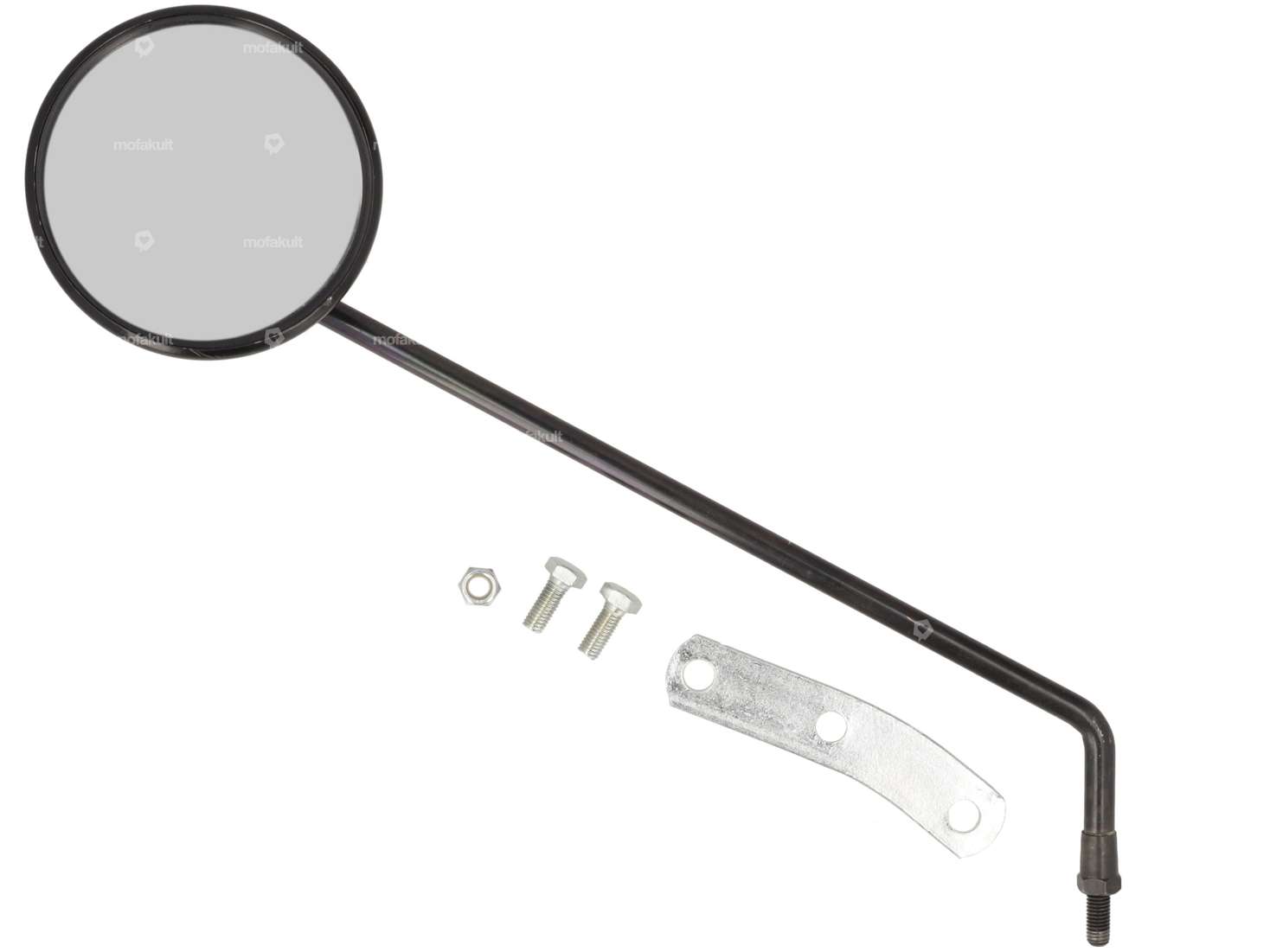 Cuppini Spiegel rund Ø 100 mm links schwarz NOS | Vespa & Lambretta Carousel Image 1