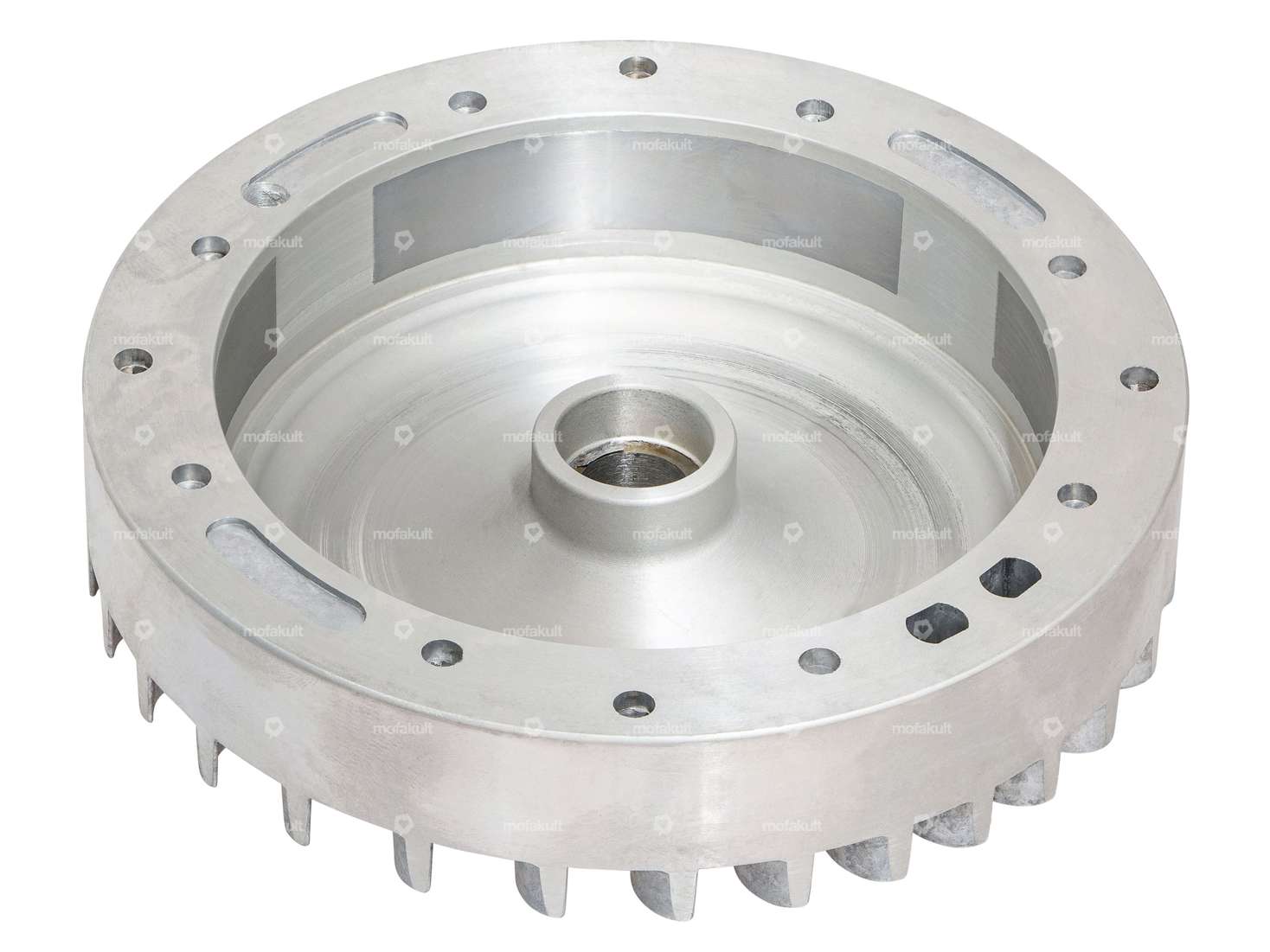 GPO flywheel 1300 g full cheek shaft electronic ignition | Piaggio Ciao, SI, Bravo, Boxer Carousel Image 2