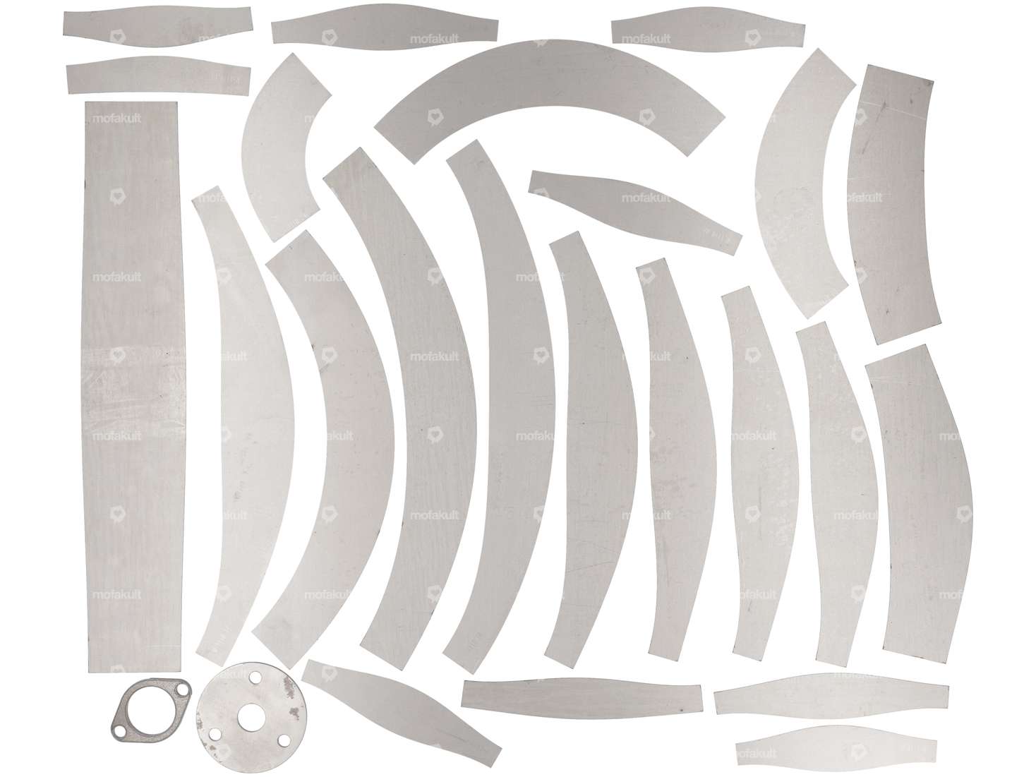 Selbstbau-Set Reso-Auspuff 74 ccm (47 mm) Carousel Image 1