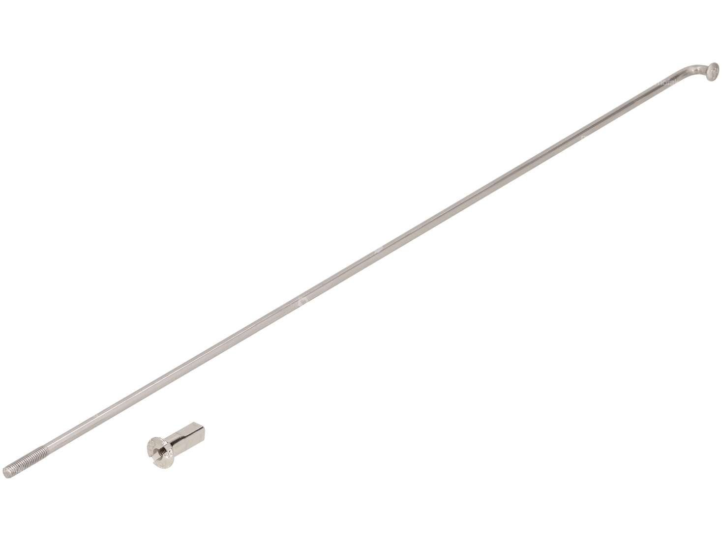 WWS 22" spoke incl. nipple (2.6 x 245 mm) Inox Carousel Image 1