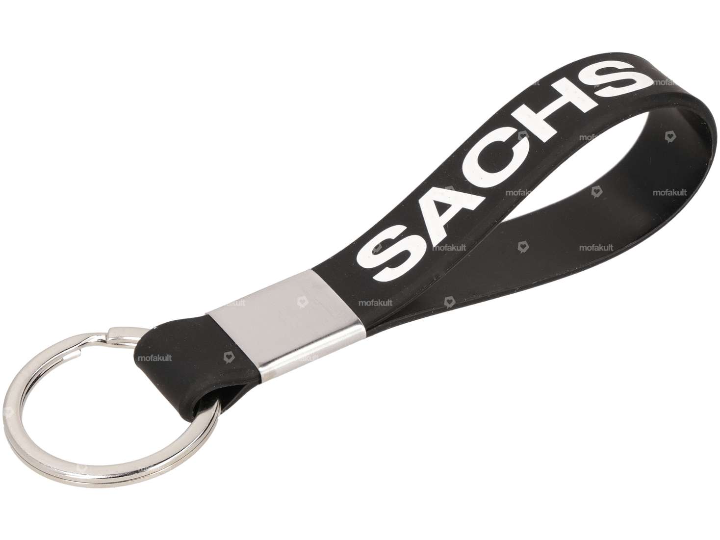mk-Merch key ring "SACHS" rubber rectangular Carousel Image 1