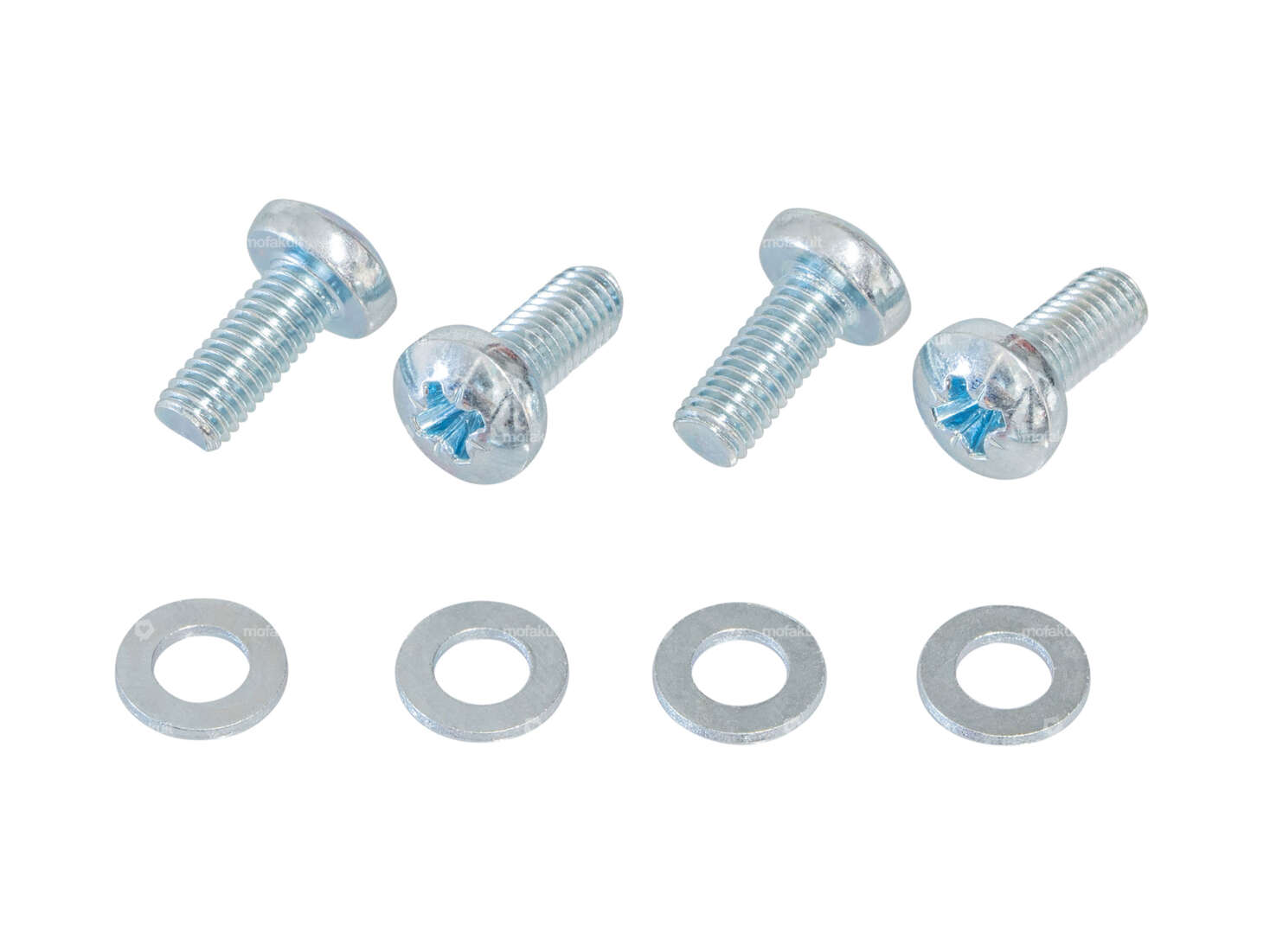 swiing® revival Schrauben-Set Lüfterabdeckung verzinkt | Piaggio Ciao, SI, Bravo, Boxer Carousel Image 1