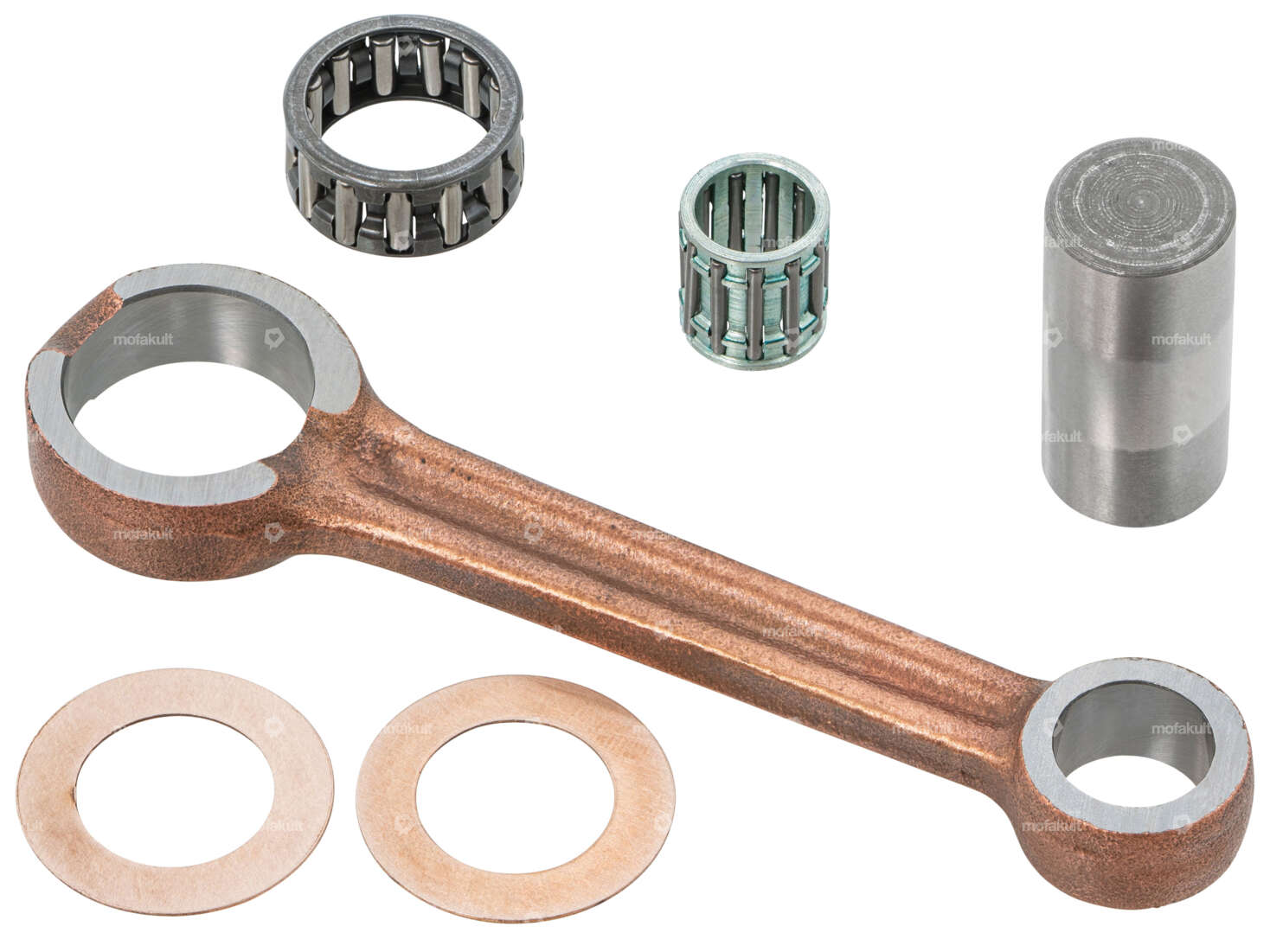 Mazzucchelli connecting rod "Standard" axe 10 mm | Piaggio Ciao, SI, Bravo, Boxer Carousel Image 1