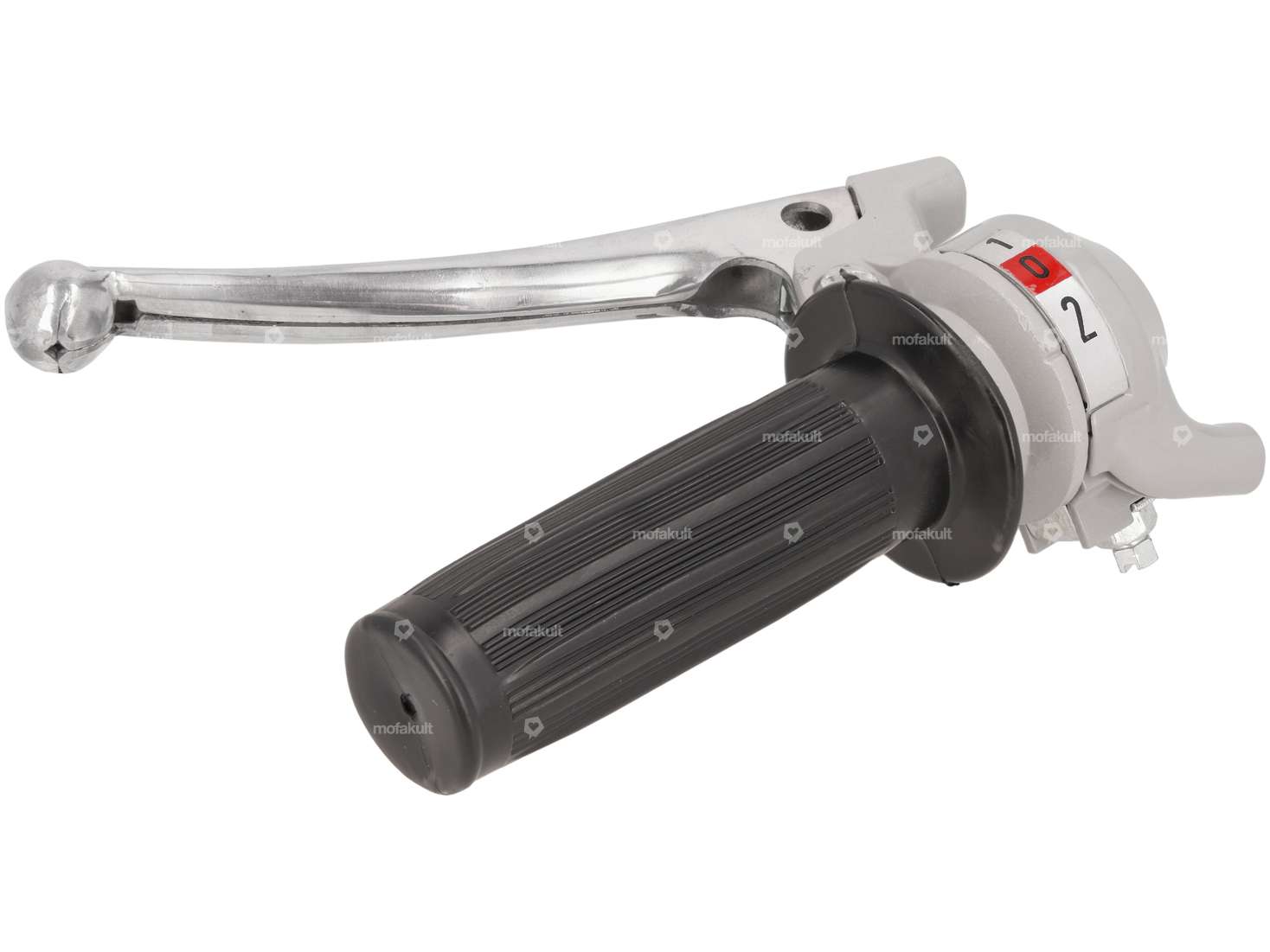 Shift lever 2-speed (Magura replica) gray / black Carousel Image 3