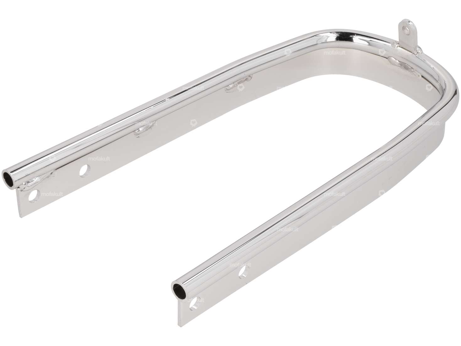 EBR Verstärkungs-/ Schutzblechbogen für Gabel vorne massiv Chrom Carousel Image 1