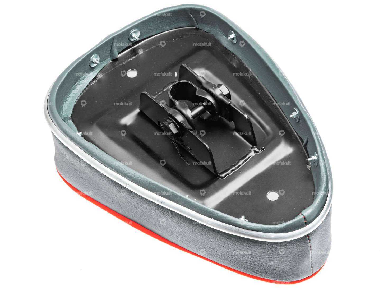 Sitzbänkli grau/creme/rot Carousel Image 4